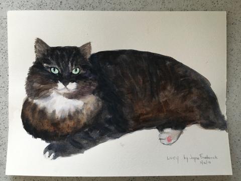 Lucy- Original art by Joyce Frederick