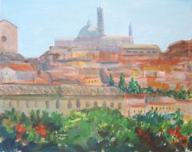 Duomo di Siena painting by Joyce Frederick